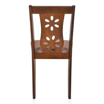 Nilkamal Sutlej Dining Chair Set of 2 (Antique Cherry)