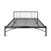 Nilkamal Ursa Metal King Bed (Black)
