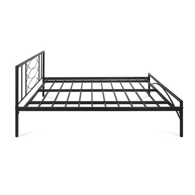 Nilkamal Ursa Metal King Bed (Black)