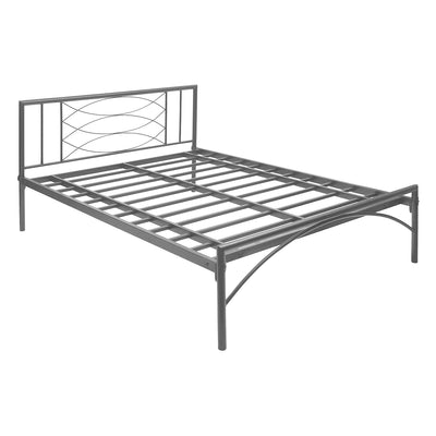 Nilkamal Ursa Metal Queen Bed (Black)