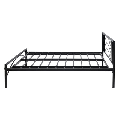 Nilkamal Ursa Metal Queen Bed (Black)