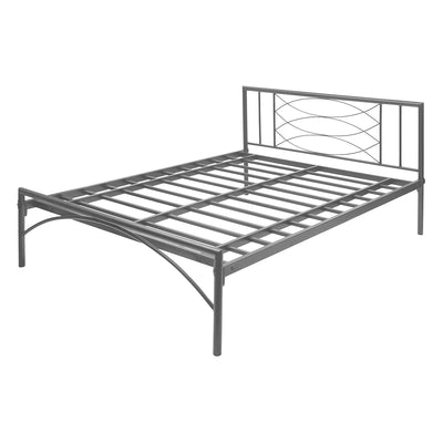 Nilkamal Ursa Metal Queen Bed (Black)