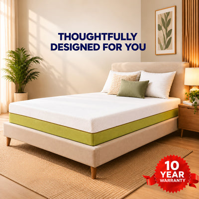 Nilkamal Sleep ECOAIR™ Latex 8 Inch Queen Size Mattress - 78 x 60 Inch