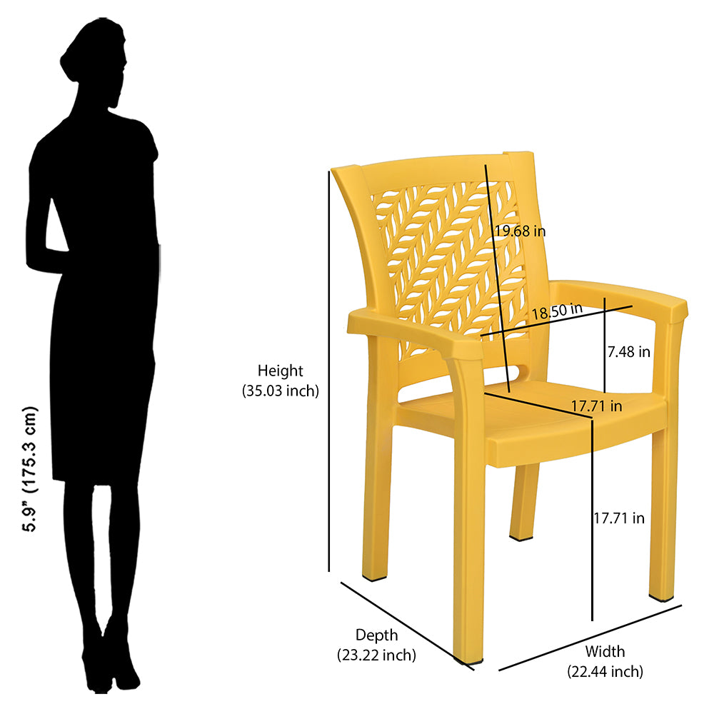 Nilkamal Tulip Plastic Arm Chair