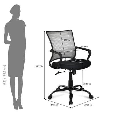 Nilkamal Giza Plus Mid Back Office Chair