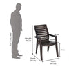 Nilkamal CHR2180 Plastic Arm Chair