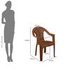 Nilkamal Flute Plastic Arm Chair