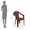 Nilkamal Flute Plastic Arm Chair