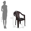 Nilkamal Flute Plastic Arm Chair