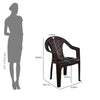 Nilkamal Flute Plastic Arm Chair