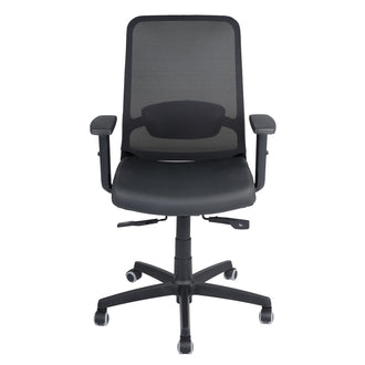 Nilkamal Glory Mid Back Chair (Black)