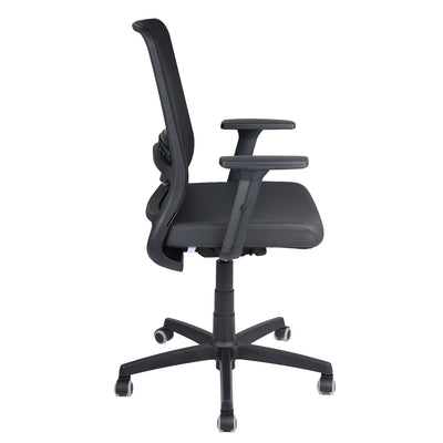 Nilkamal Glory Mid Back Chair (Black)
