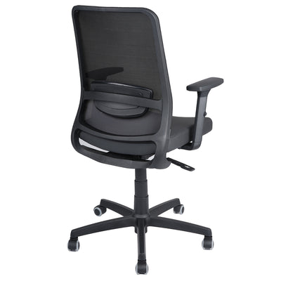 Nilkamal Glory Mid Back Chair (Black)