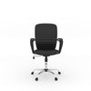 Nilkamal Aries Mid Back Office Chair (Black)