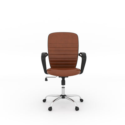 Nilkamal Aries Mid Back Office Chair (Brown)