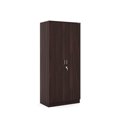 Nilkamal Crystal 2 Door Wardrobe (New Wenge & Natural Ebony)