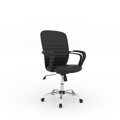 Nilkamal Aries Mid Back Office Chair (Black)