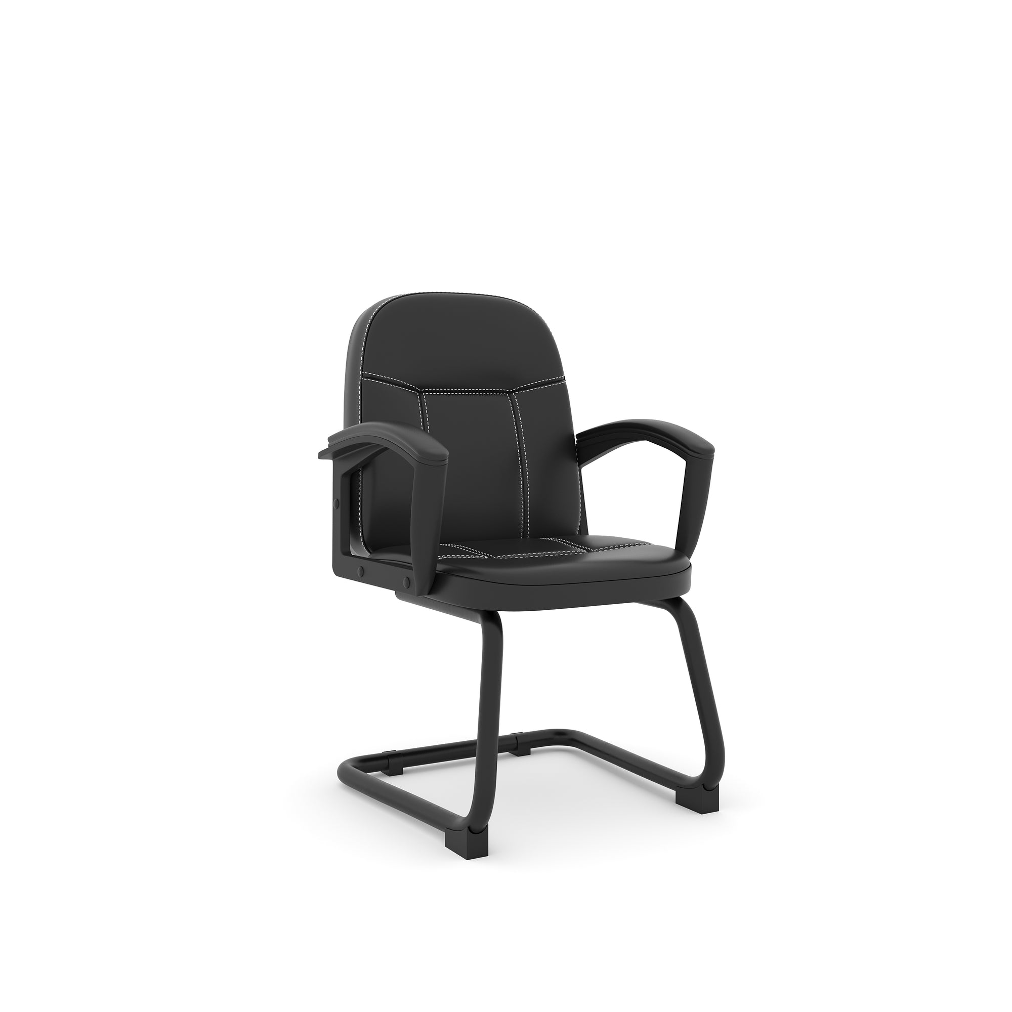 Nilkamal Mayor Visitor Chair (Black)