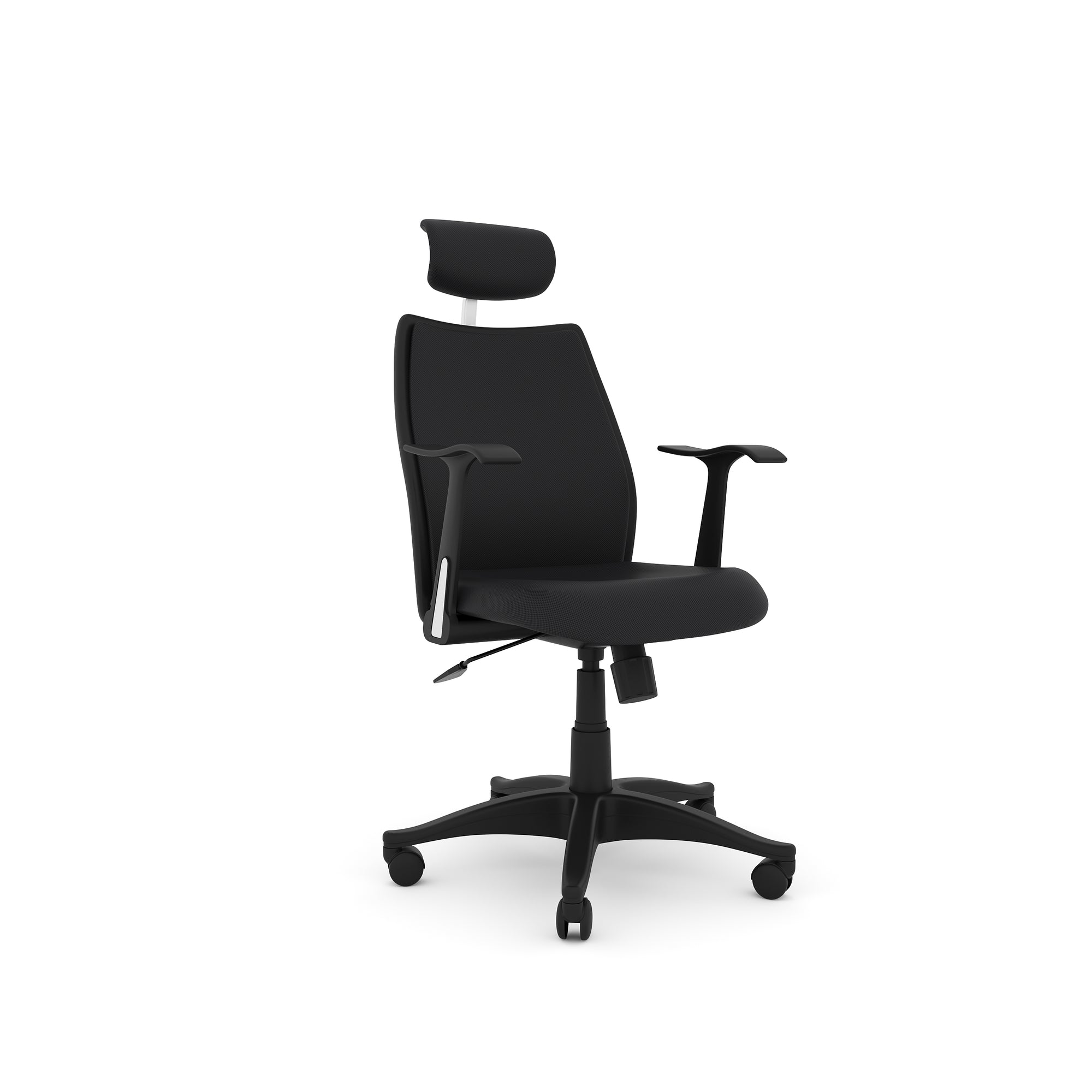 Nilkamal Blaze High back Chair (Black / Black)