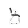 Nilkamal Contract 02 with Arm Visitor Chair (Black)