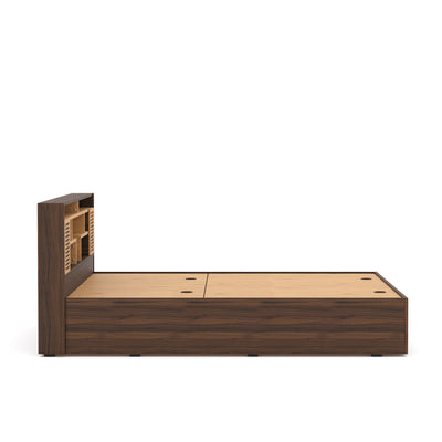 Nilkamal Czar 2 King Bed Box Storage (Beech / Walnut)