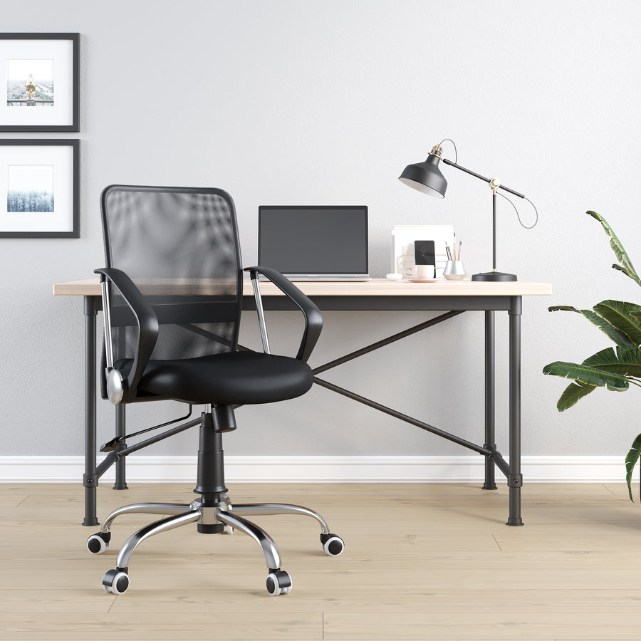 Nilkamal Xeon Mid Back Office Chair (Black)