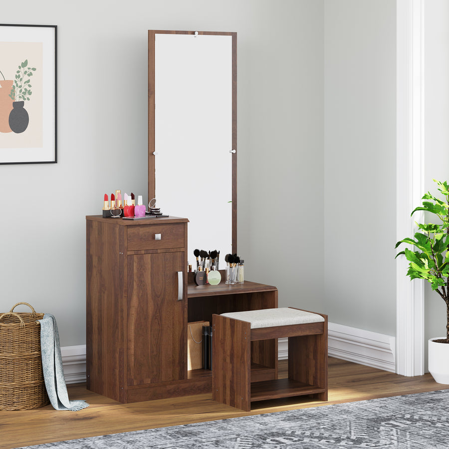 Nilkamal Giovani Dressing Table (Walnut)