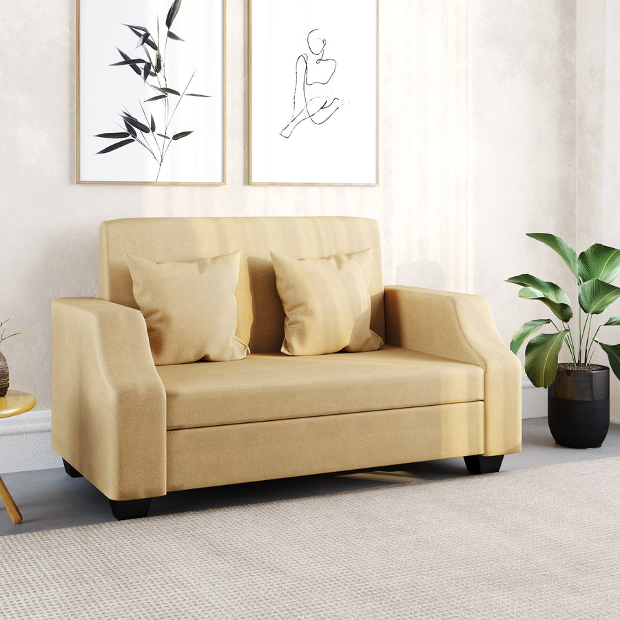 Nilkamal Seville 2 Seater Sofa (Brown)