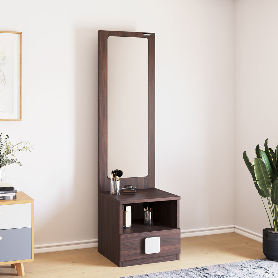 Nilkamal Ignis Dressing Table (Dark Brown)