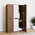 Nilkamal Lodgy New 3 Door Wardrobe (Brown)