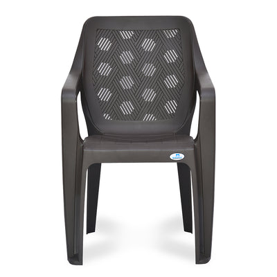Nilkamal Hexa Plastic Chair with Arm Rest