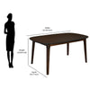 Nilkamal Bentley 6 Seater Dining Table (Brown)
