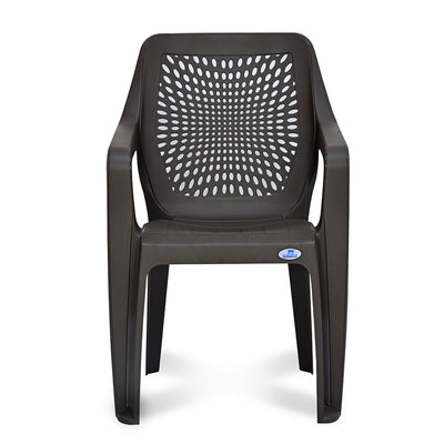 Nilkamal Trendy Plastic Chair with Arm Rest