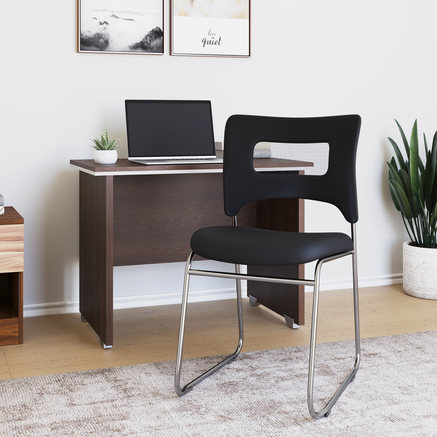 Nilkamal Wega Visitor Chair (Black)