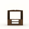 Nilkamal Beaumont Wall Unit (Classic Walnut) - Front View