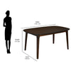 Nilkamal Bentley 6 Seater Dining Table (Brown)