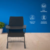Nilkamal Thames Training Fabric Chair with Writing Shelf (Black)