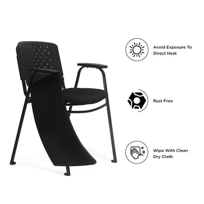 Nilkamal study chair with writing sale pad