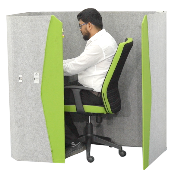 Nilkamal Workube Full (Grey / Green)