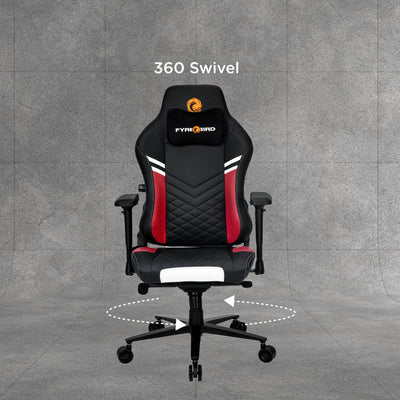 Nilkamal Fyrebird Vaden Gaming Chair (Black / Red)