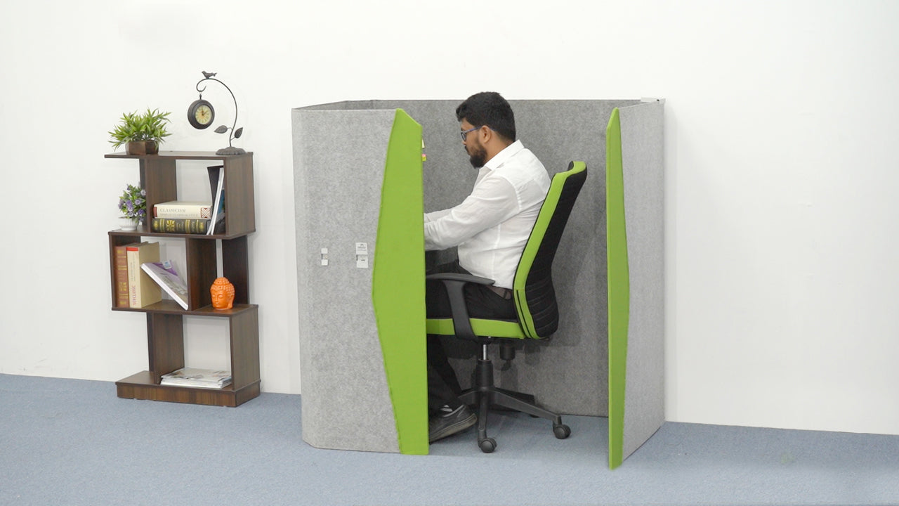 Nilkamal Workube Full (Grey / Green)