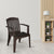 Nilkamal CHR2136 Premium Plastic Arm Chair (Weather Brown)