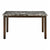 Nilkamal Adrian 6 Seater Marble Top Finish Dining Table (Dark Walnut)
