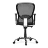 Nilkamal Alba Mid Back Mesh CTS Chrome Base Office Chair (Black)