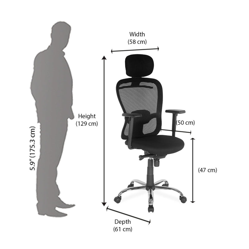 Alba high back chair online