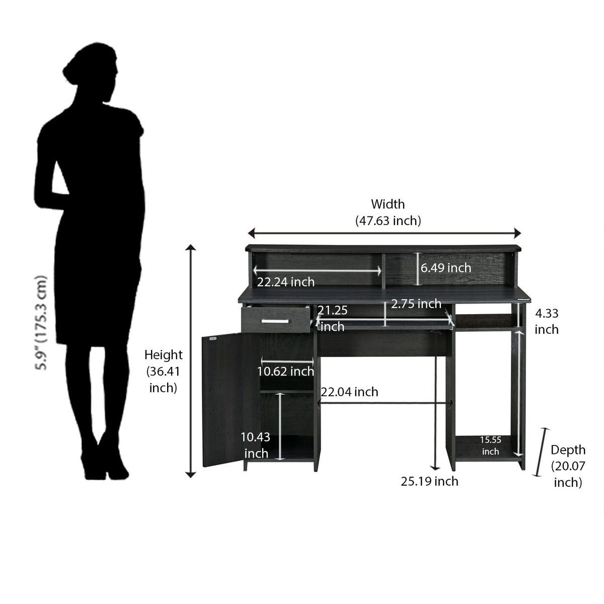 Nilkamal Aldrich Computer Table Nilkamal Furniture