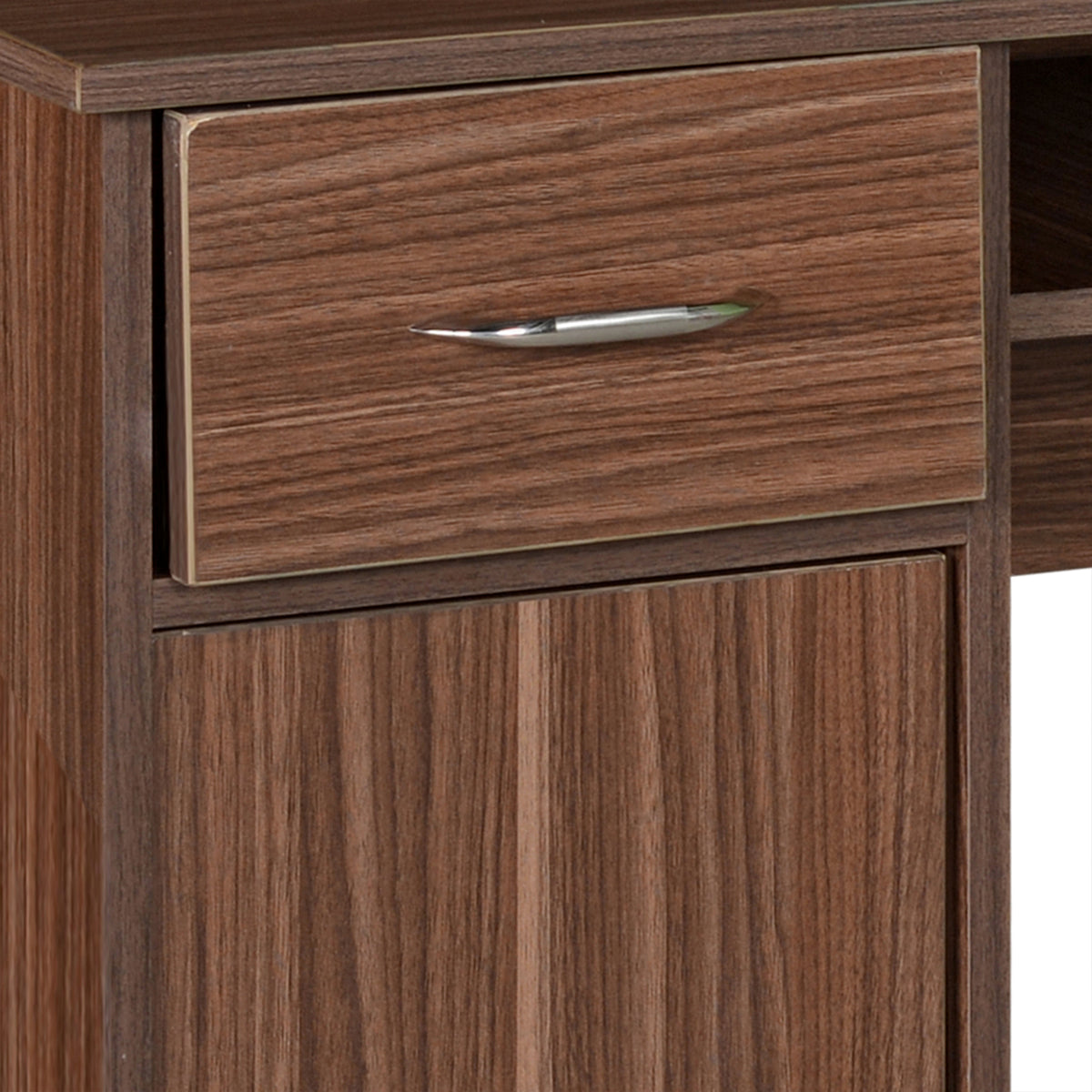 Nilkamal Aldrich New Computer Table (Walnut) Nilkamal Furniture