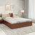 Nilkamal Alps Prime Bed With Semi Hydraulic Storage (Walnut)
