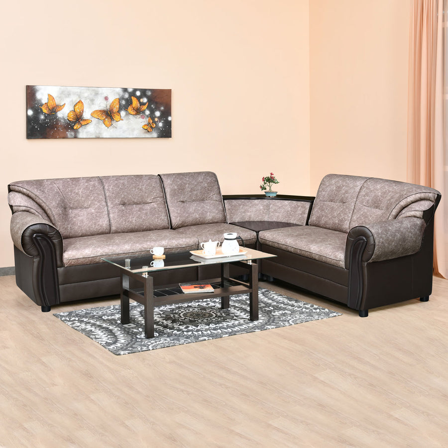 Nilkamal Amber Corner Sofa (Beige)