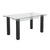 Nilkamal Andrew 6 Seater Dining Table (Black)